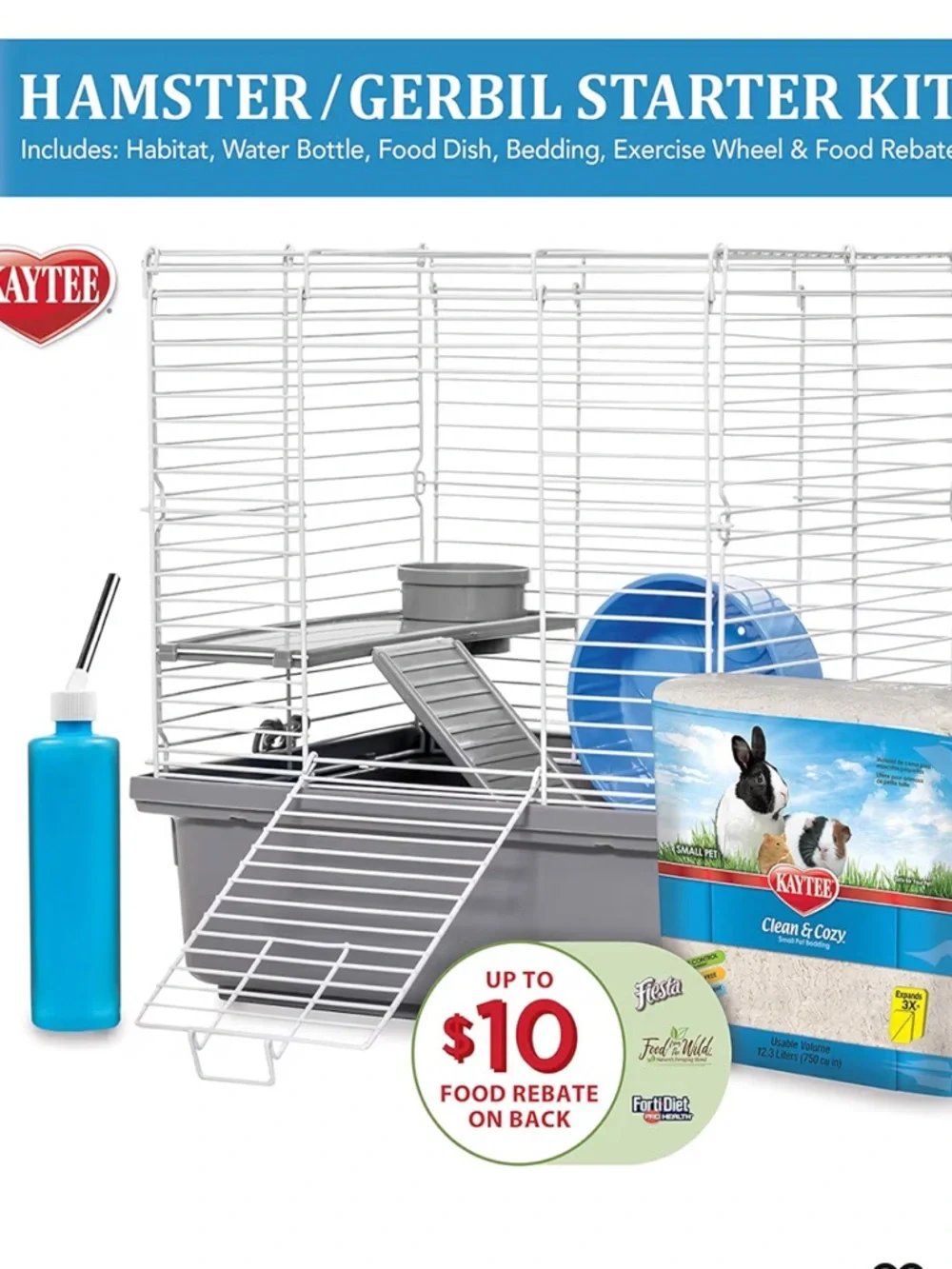 Kaytee My First Home Starter Kit Habitat for Pet Hamsters or Gerbils